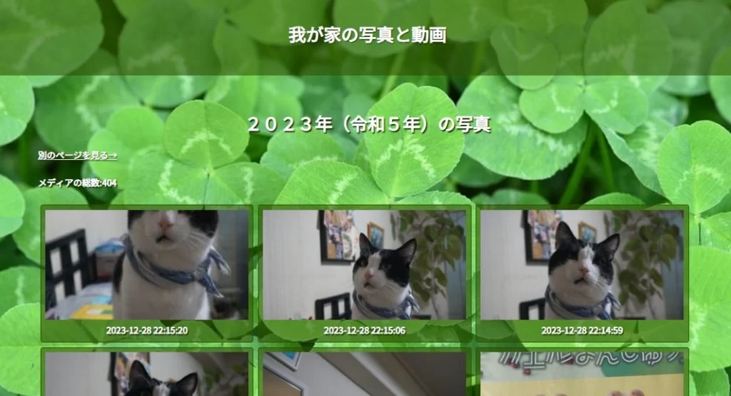 契約しているサーバーの空き容量を使って画像と動画のアルバムサイトを作る方法|Personal WP Customization Notes (PWCN)